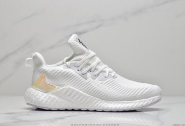 Adidas阿迪达斯 Alphaboost 阿尔法巴斯夫爆米花 跑鞋