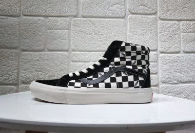 万斯Vans Blur Check SK8-Hi高帮板鞋