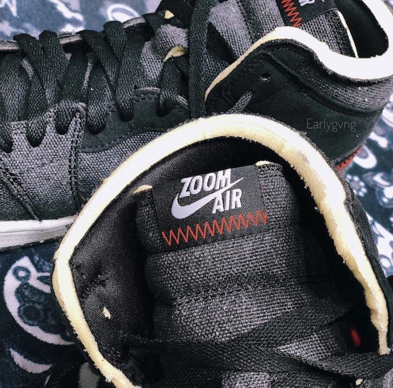 Zoom, Space Hippie, Jordan Brand, Jordan, Black, Air Jordan 1 High Zoom, Air Jordan 1, Air Jordan - AIR JORDAN 1 HIGH ZOOM由再生材料制成