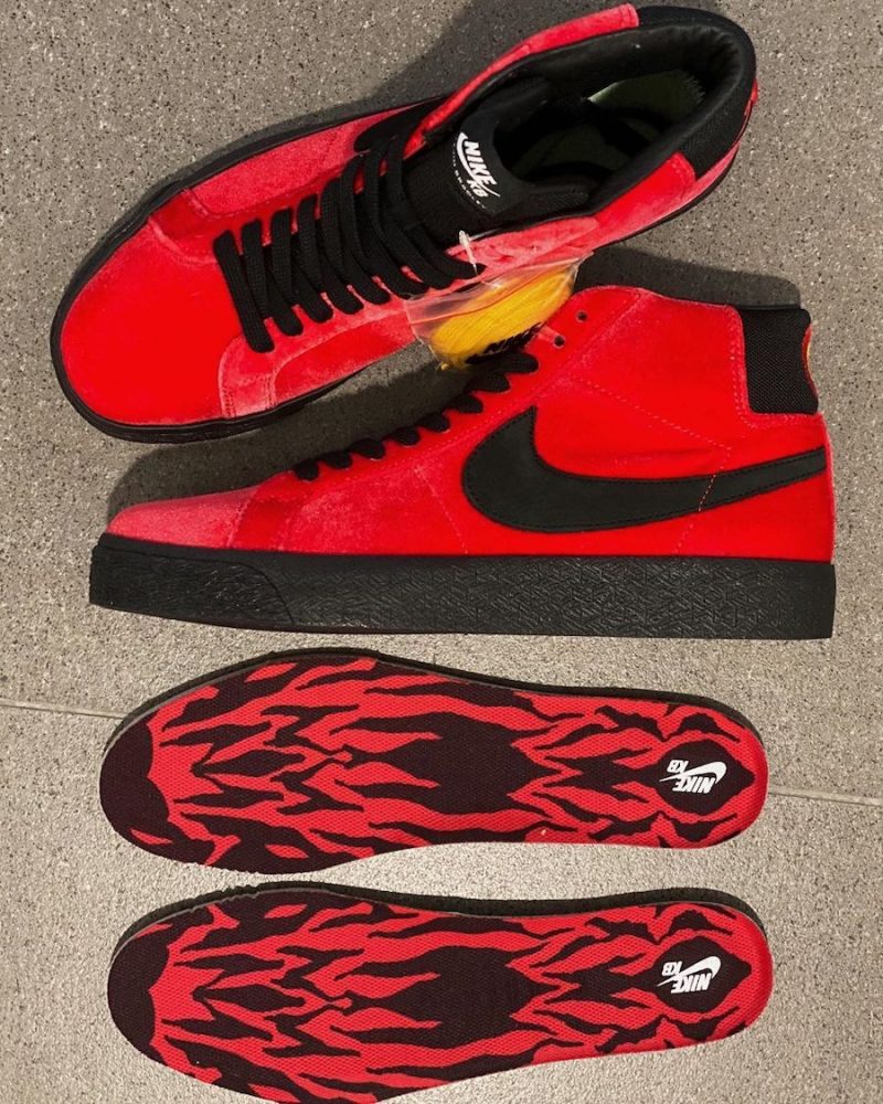 耐克SB, Nike SB, NIKE, Kevin Bradley, Heaven, Blazer Mid, Blazer Low AC XT, Blazer - KEVIN BRADLEY X NIKE SB BLAZER MID“ HELL”的官方照片