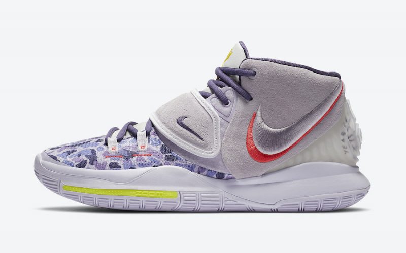 欧文6, 欧文, NIKE KYRIE 6 ASIA, Nike Kyrie 6, NIKE, Kyrie Irving, Kyrie 6 - 紫色迷彩中的NIKE KYRIE 6“ ASIA”官方照片