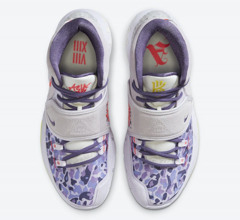 欧文6, 欧文, NIKE KYRIE 6 ASIA, Nike Kyrie 6, NIKE, Kyrie Irving, Kyrie 6 - 紫色迷彩中的NIKE KYRIE 6“ ASIA”官方照片