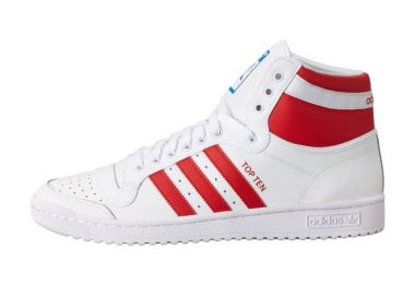 阿迪达斯 Adidas Top Ten Hi经典款三叶草高帮板鞋