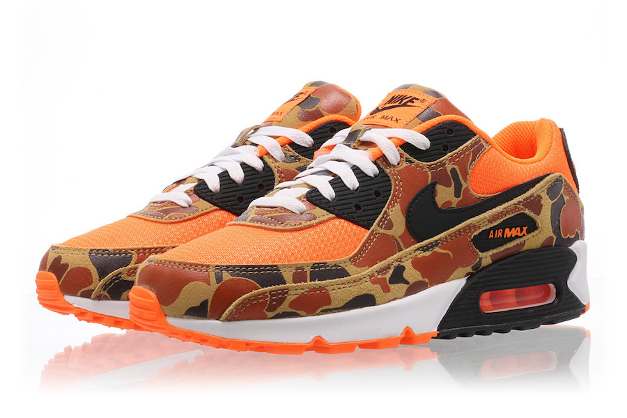 Swoosh, Reverse Duck Camo, Nike Air Max 90, Nike Air Max, Nike Air, Green Camo, Air Max 90, Air Max - NIKE AIR MAX 90“ ORANGE CAMO”将于6月26日发布