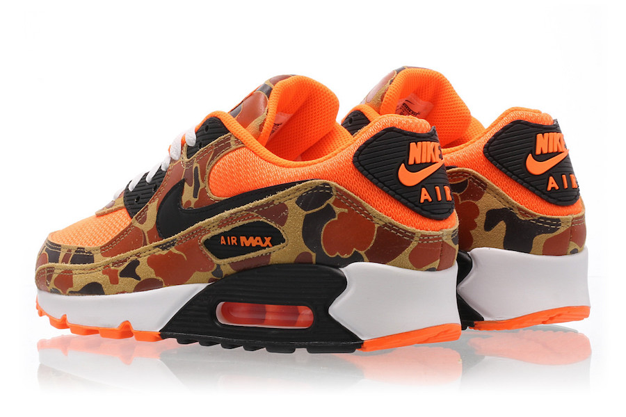 Swoosh, Reverse Duck Camo, Nike Air Max 90, Nike Air Max, Nike Air, Green Camo, Air Max 90, Air Max - NIKE AIR MAX 90“ ORANGE CAMO”将于6月26日发布