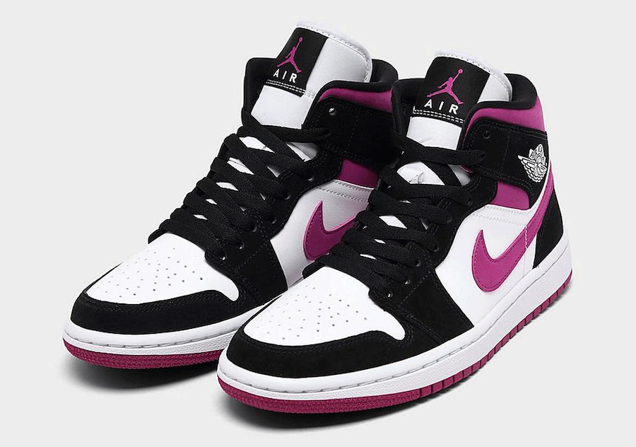 NIKE, Jordan Brand, Jordan, Air Jordan 1 Mid, Air Jordan 1, Air Jordan - AIR JORDAN 1 MID发布洋红色