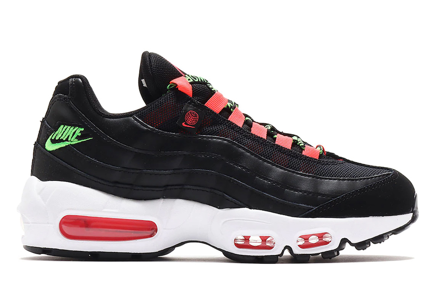 Nike Air Max 95 Worldwide Black Green Crimson CV9030-001发售日期