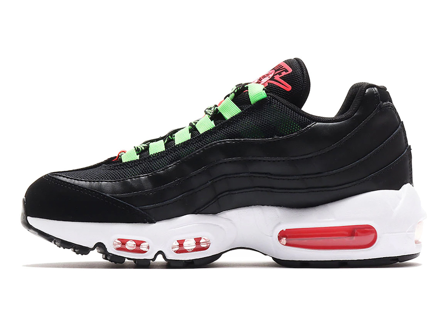 Nike Air Max 95 Worldwide Black Green Crimson CV9030-001发售日期