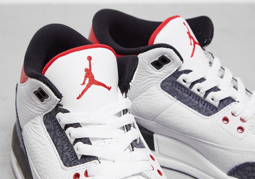zsneakerheadz, Nike Air, Jordan Brand, Jordan, Fire Red, Black, Air Jordan 3 SE Denim, Air Jordan 3