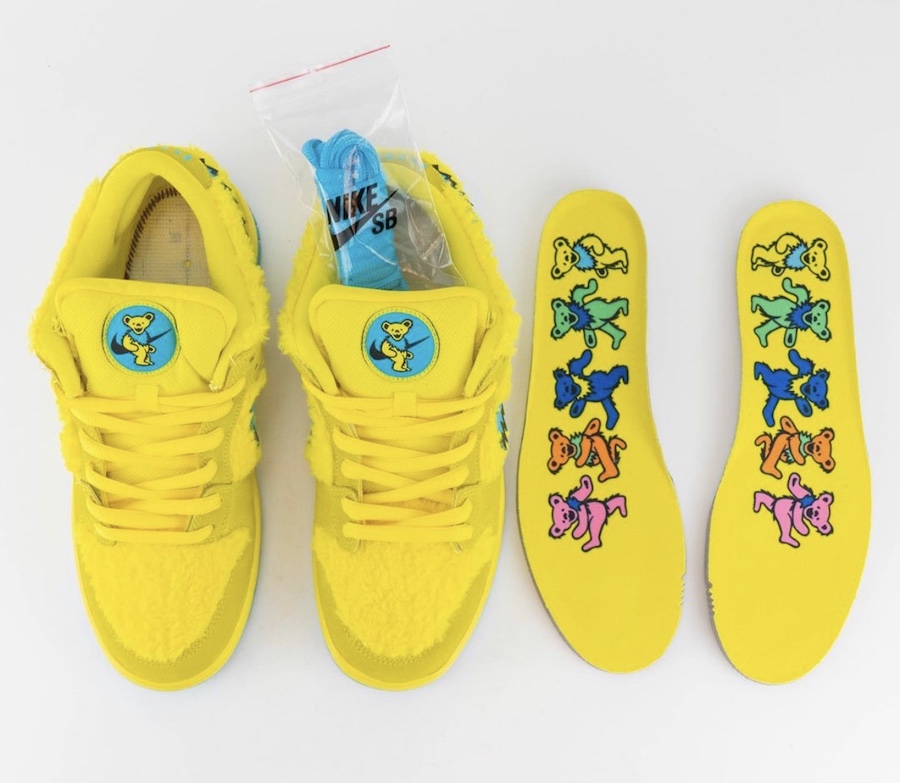 Grateful-Dead-x-Nike-SB-Dunk-Low-Yellow-Bear-CJ5378-700-Release-Date-8-1