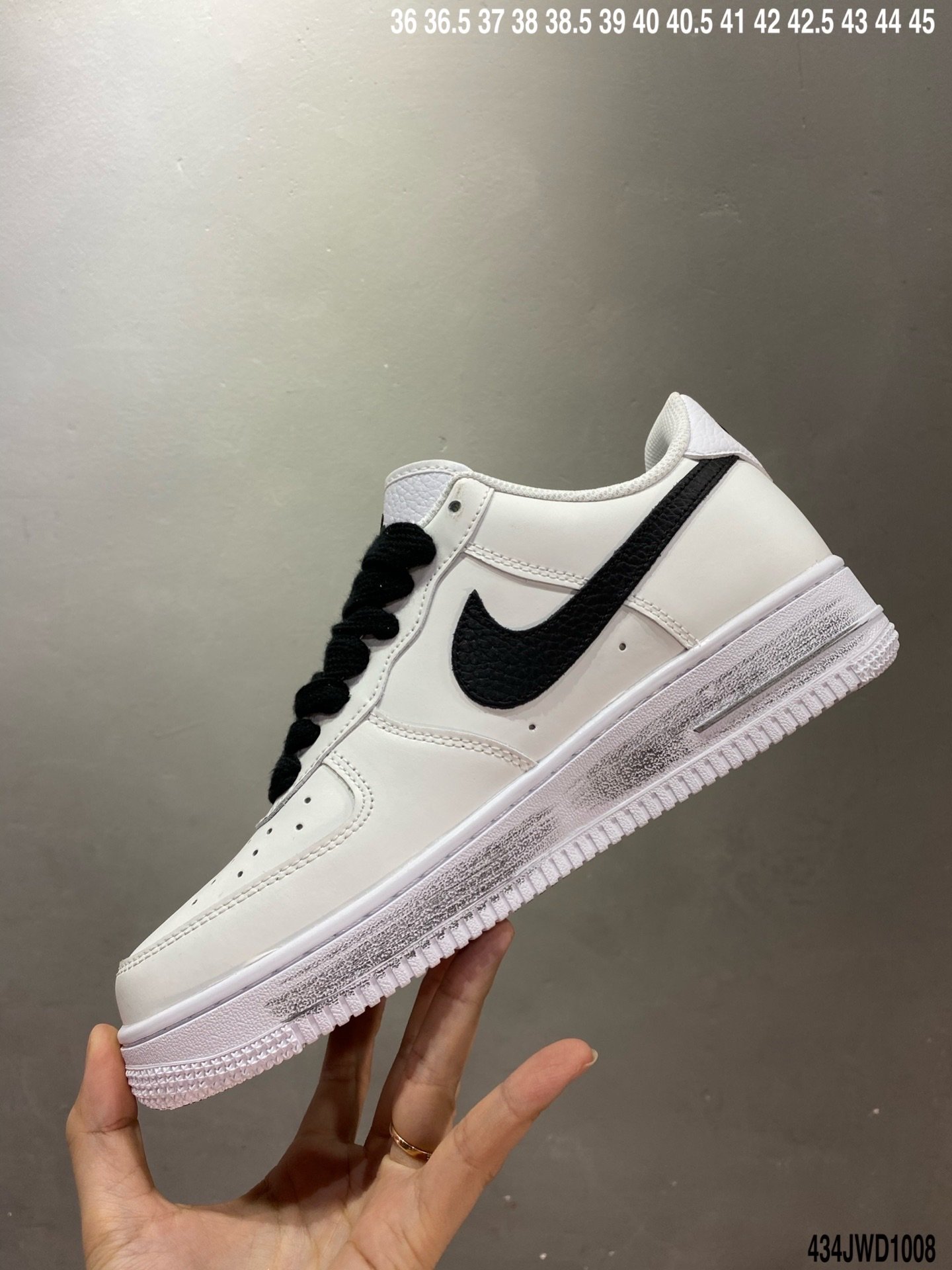 皮革白黑小雏菊, 板鞋, Nike Air Force 1, Nike Air, NIKE, G-Dragon, FORCE 1, Air Force 1 - PEACEMINUSONE x Nike Air Force 1 '07 Low"Para-Noise 2.0"空军低帮经典百搭休闲运动板鞋