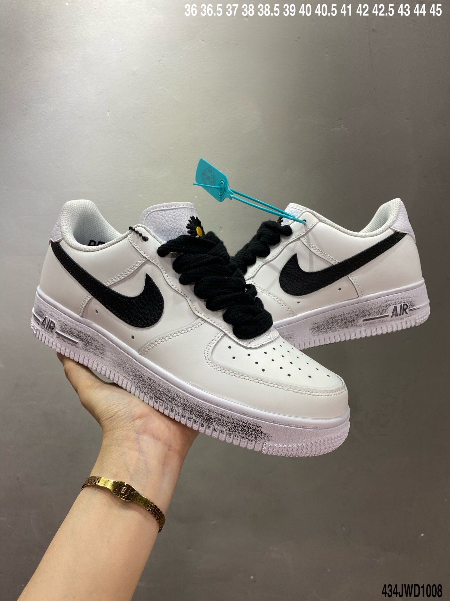 皮革白黑小雏菊, 板鞋, Nike Air Force 1, Nike Air, NIKE, G-Dragon, FORCE 1, Air Force 1 - PEACEMINUSONE x Nike Air Force 1 '07 Low"Para-Noise 2.0"空军低帮经典百搭休闲运动板鞋