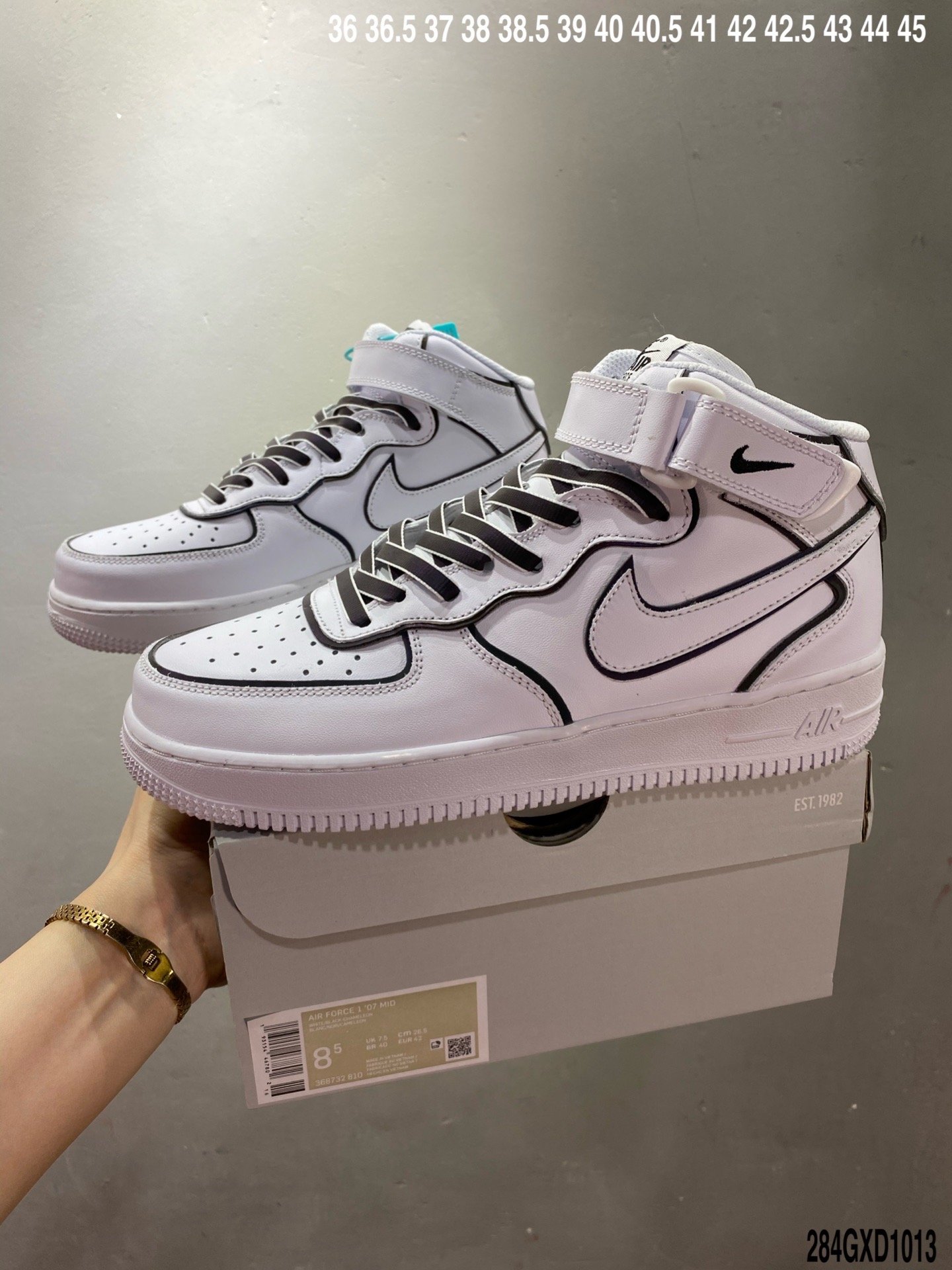 运动板鞋, 空军一号, 板鞋, Nike Air Force 1, Nike Air, NIKE, Air Force 1, 3M反光 - 耐克 Nike Air Force 1 Mid 3M反光变色龙 空军一号低帮百搭休闲运动板鞋