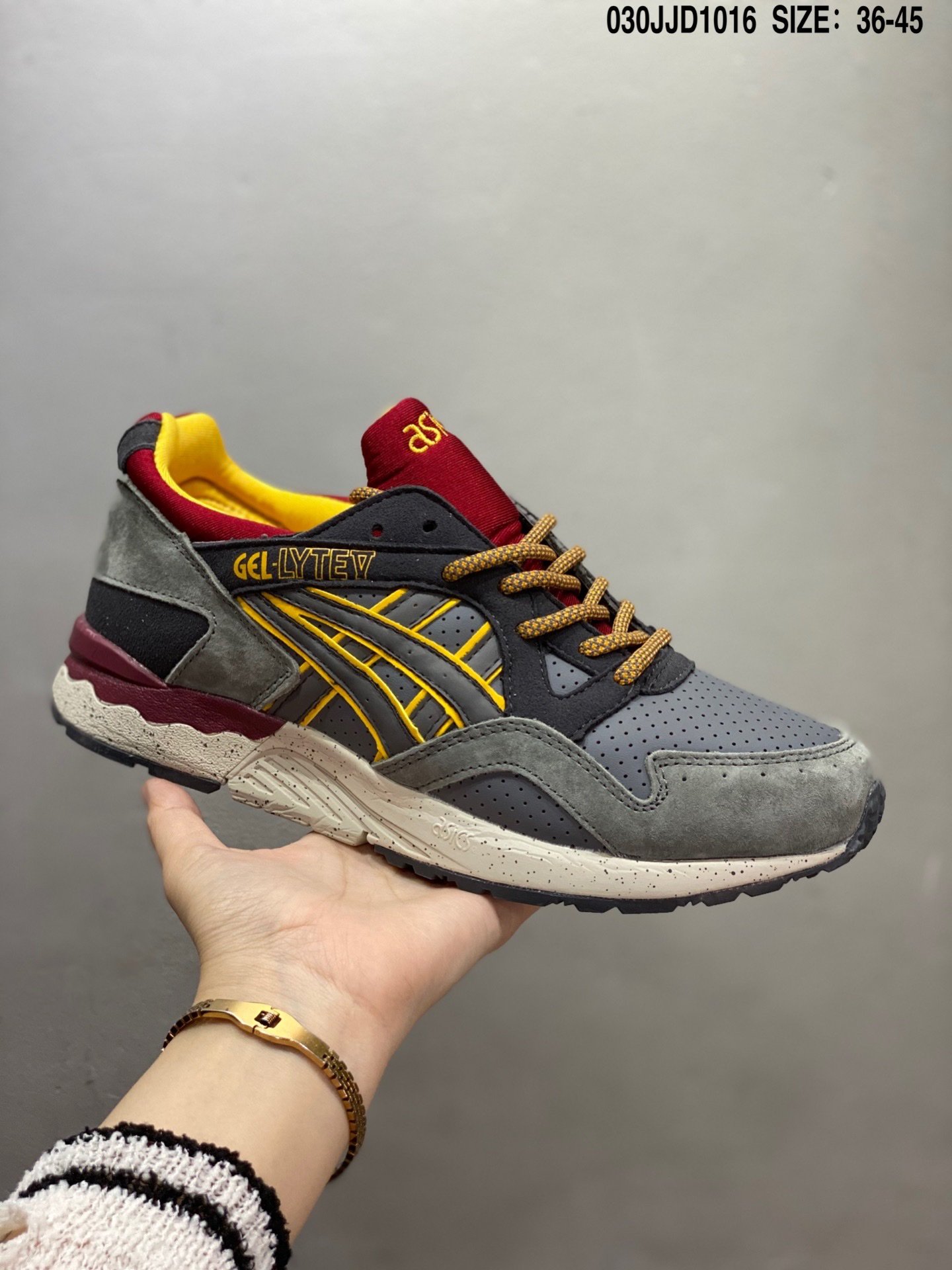 亚瑟士GEL ASICS GEL LYTE V五代复古跑鞋ID：030JJD1016