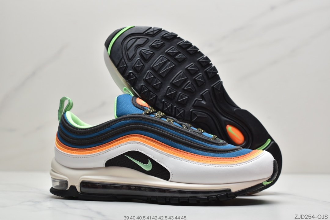 Nike Air Max 97, Nike Air Max, Nike Air, NIKE, Air Max 97, Air Max - 耐克Nike Air Max 97全掌气垫跑步鞋ID:ZJD254-OJR