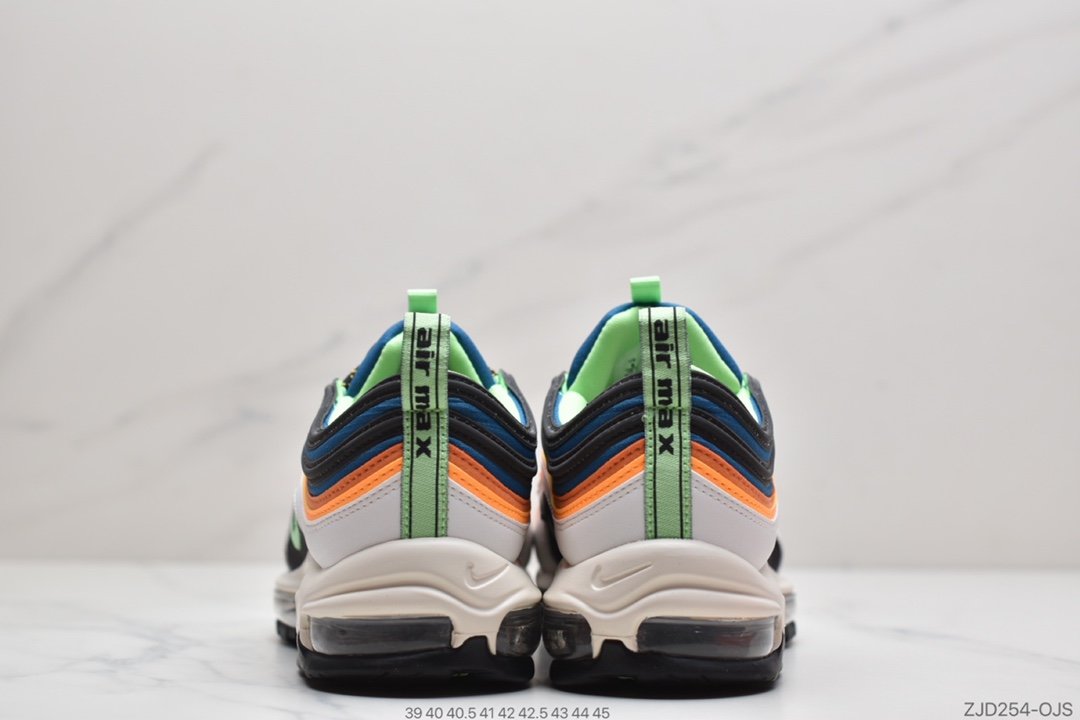 Nike Air Max 97, Nike Air Max, Nike Air, NIKE, Air Max 97, Air Max - 耐克Nike Air Max 97全掌气垫跑步鞋ID:ZJD254-OJR