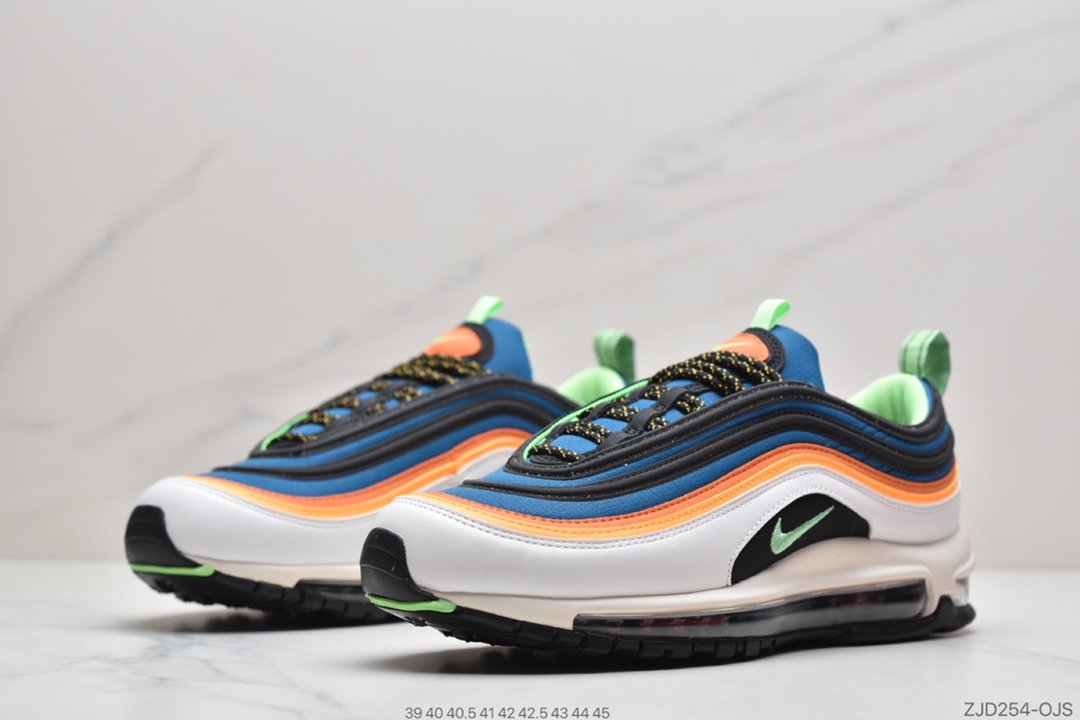 Nike Air Max 97, Nike Air Max, Nike Air, NIKE, Air Max 97, Air Max - 耐克Nike Air Max 97全掌气垫跑步鞋ID:ZJD254-OJR