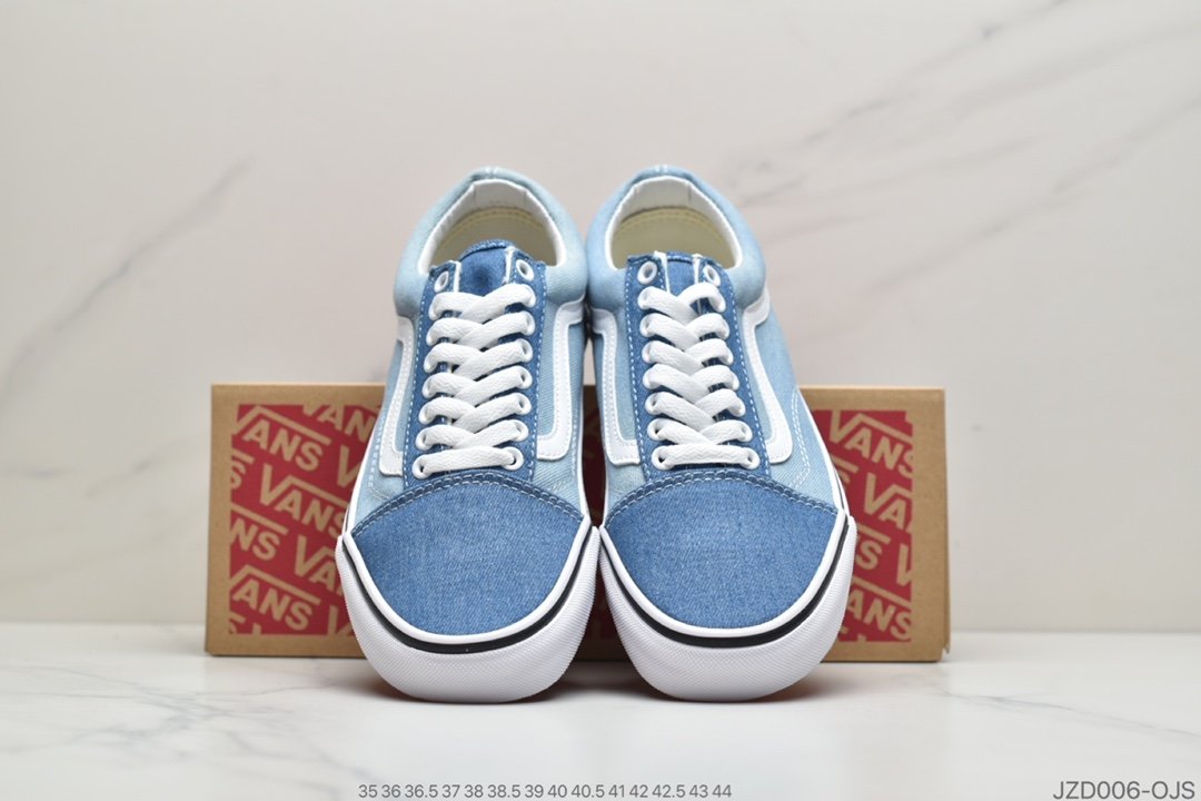 板鞋, 低帮板鞋, Vans - 硫化工艺‼️VANS万斯牛仔帆布蓝：经典低帮板鞋ID:JZD006-OJR