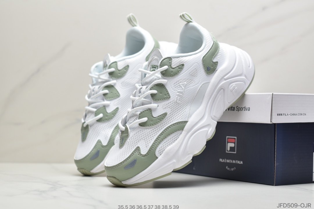 老爹鞋, Ray Tracer, Racer, Fila Ray Tracer, EVA - Fila Ray Tracer 斐乐新款老爹鞋 泫雅上脚同款 复古风重现 原鞋开版定制ID:JFD509-OJR