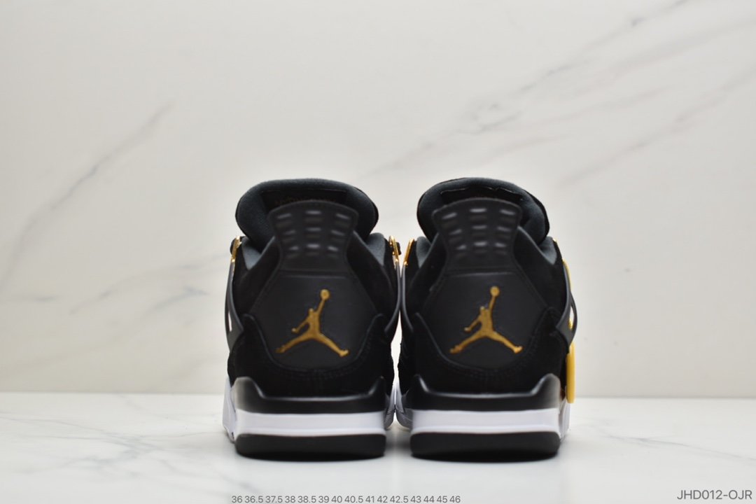 乔4黑金, Jordan, Air Jordan 4, Air Jordan - Air Jordan 4 “Royalty”黑金此款乔4黑金无论是材质选用还是色调搭配