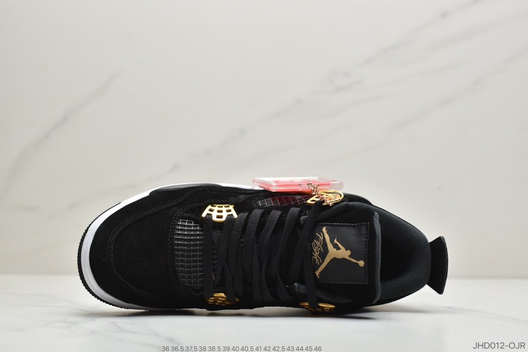 乔4黑金, Jordan, Air Jordan 4, Air Jordan - Air Jordan 4 “Royalty”黑金此款乔4黑金无论是材质选用还是色调搭配