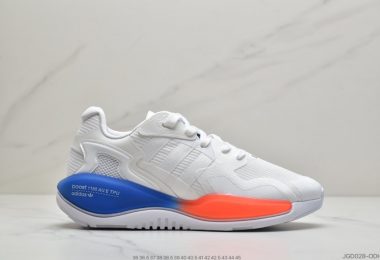 阿迪达斯 adidas ZX Alkyne Boost 易烊千玺同款 爆米花中底 复古运动休闲跑步鞋 整体视觉效果十分抢眼