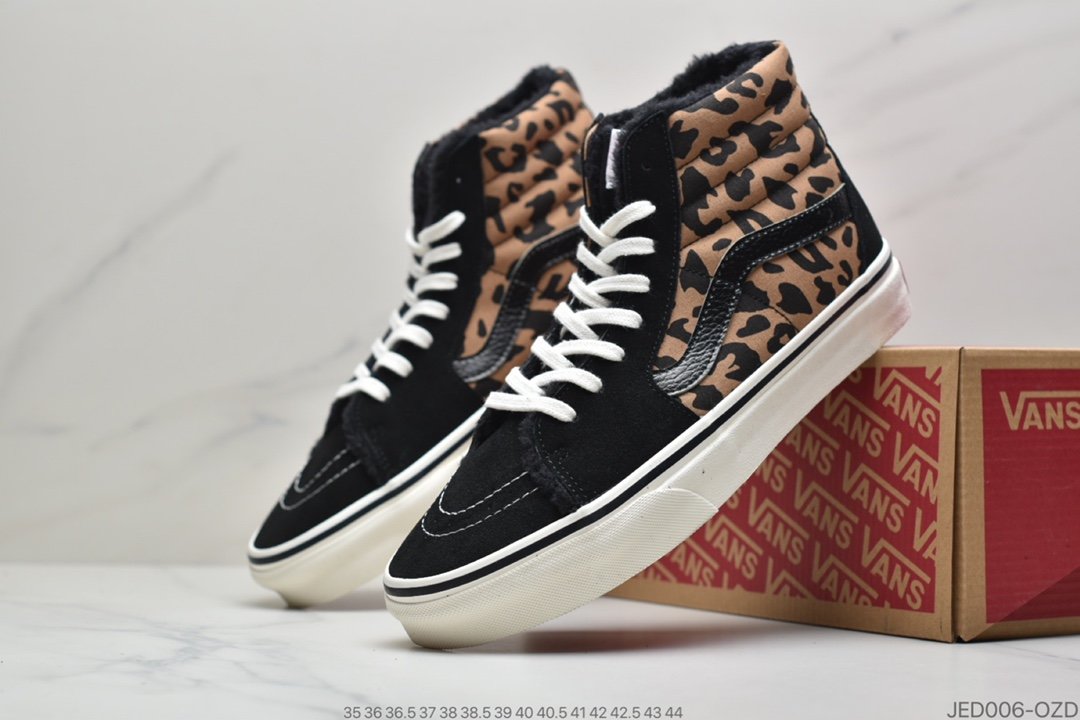 Vans - 万斯Vans Sk8-HI黑色保暖天鹅绒材质硫化底ID:JED006-OZD