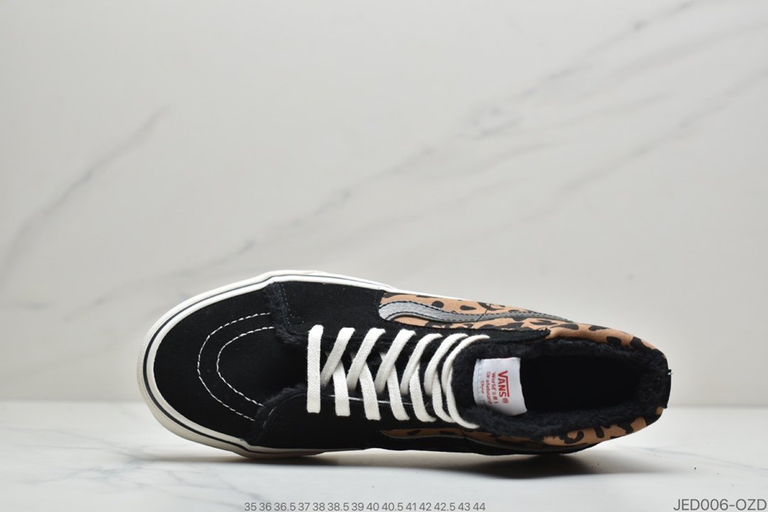 Vans - 万斯Vans Sk8-HI黑色保暖天鹅绒材质硫化底ID:JED006-OZD