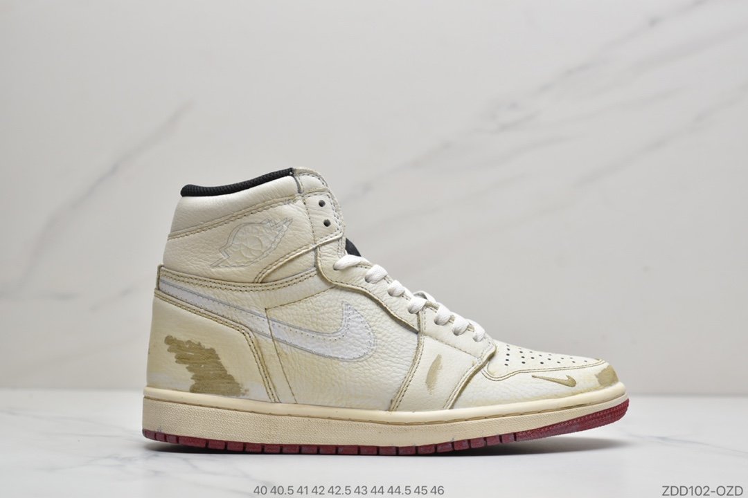 高帮, 芝加哥, 篮球鞋, Jordan, Chicago, Aj1, Air Jordan 1, Air Jordan - 耐克Air Jordan 1 Retro High OG"Chicago"AJ1乔丹一代高帮百搭文化运动篮球鞋“芝加哥白红”