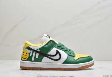 耐克 Nike SB Dunk Low Loon 斑点黑绿 扣篮系列复古低帮休闲运动滑板板鞋