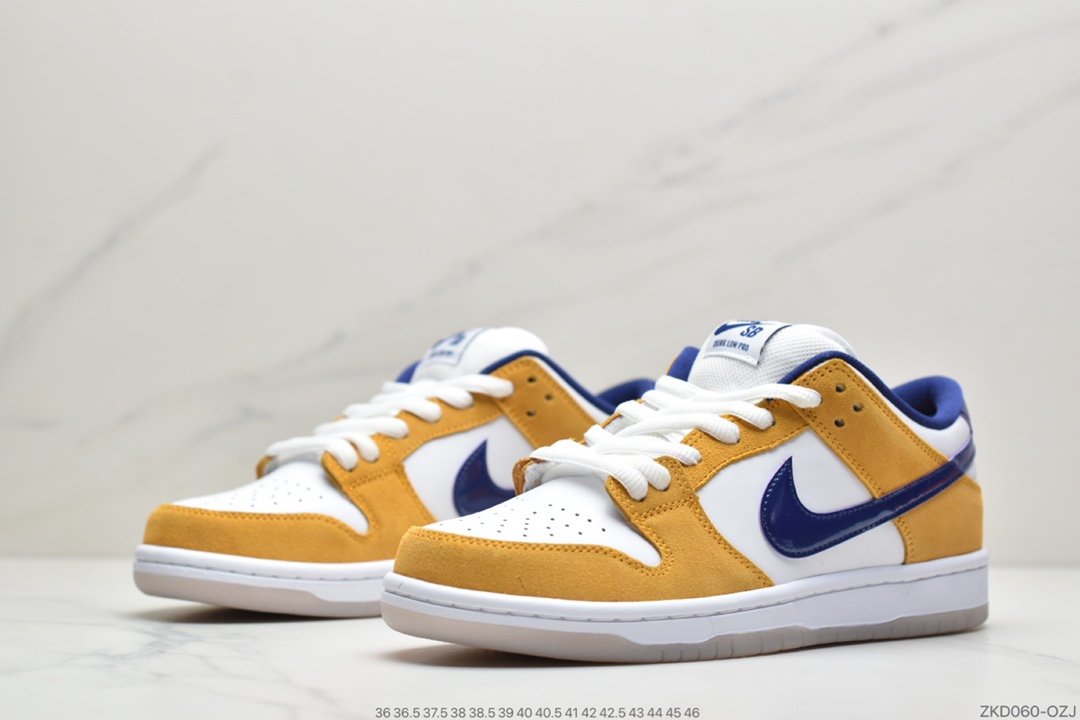 湖人紫金, SB Dunk Low, Orange, Nk SB Dunk Low, Laser Orange, Dunk Low, Dunk, BQ6817 - 耐克Nk SB Dunk Low Laser Orange 湖人紫金配色进口皮料 原厂大底 全套原档案数据开发