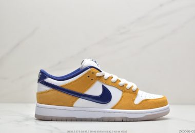 耐克Nk SB Dunk Low Laser Orange 湖人紫金配色进口皮料 原厂大底 全套原档案数据开发