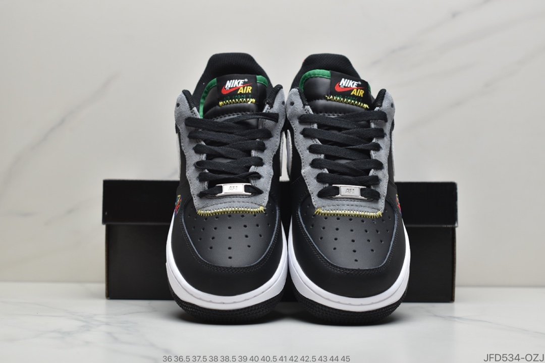 运动板鞋, 空军一号, 板鞋, FORCE 1, Air Force 1 - 耐克Air Force 1 07空军一号经典低帮百搭运动板鞋 CU6646-001 独家私模打造 最纯正空军鞋型