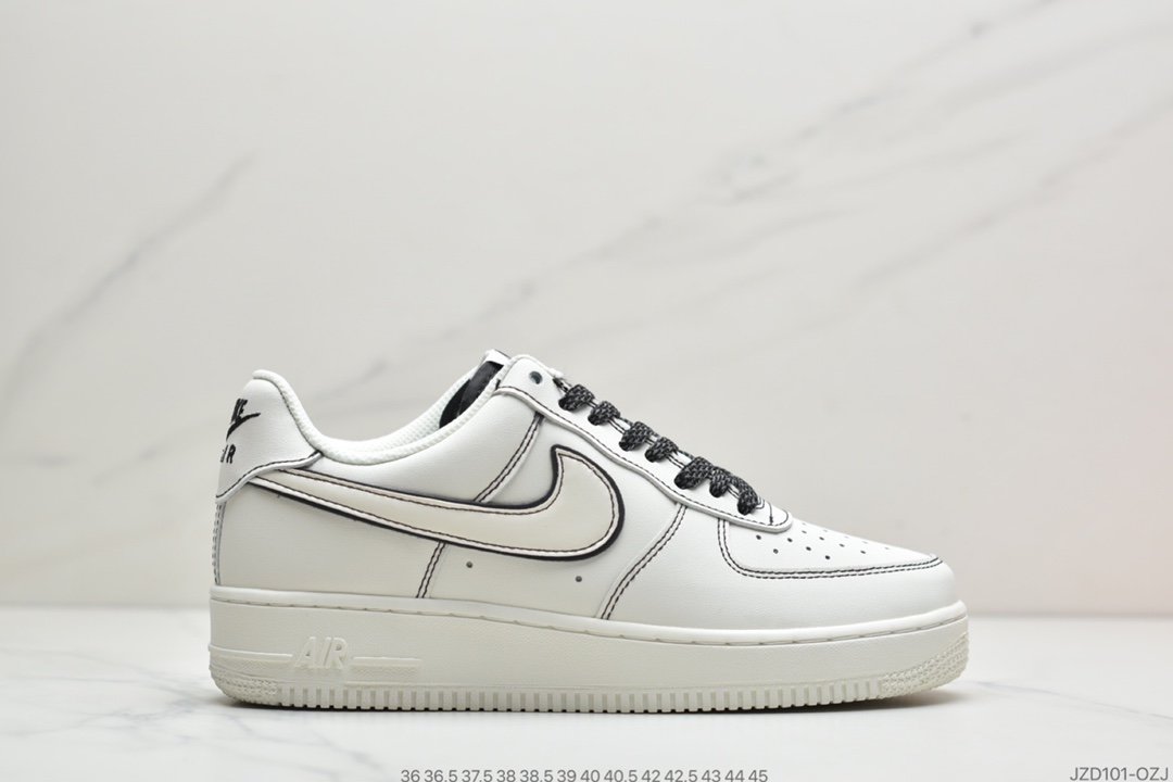 耐克Nike Air Force 1 ’07 Low”White/Metallic Sliver”空军一号经典低帮百搭休闲运动板鞋