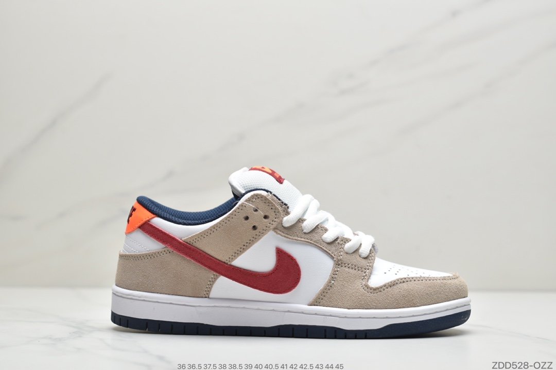 板鞋, Zoom Air, SB Dunk Low, Nike SB Dunk Low, Nike SB Dunk, Nike SB, Nike Dunk, Dunk Low - 耐克 Nike SB Dunk Low 黑红奶牛 扣篮系列复古低帮休闲运动滑板板鞋