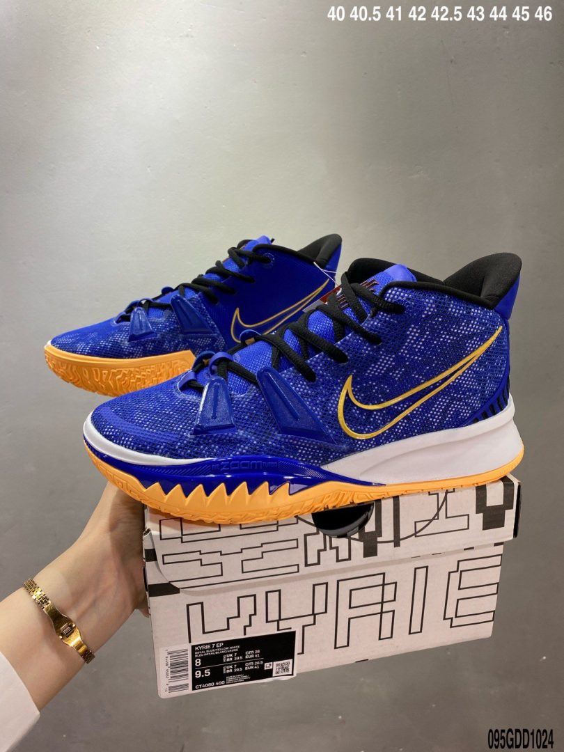 欧文7, 欧文, Zoom, Turbo, re Heat Ep, NIKE, Kyrie 7 - Nike Kyrie 7 Pre Heat Ep 欧文7 全鞋身原档案刺绣细节精准还原 后跟内置原厂MD缓震中底