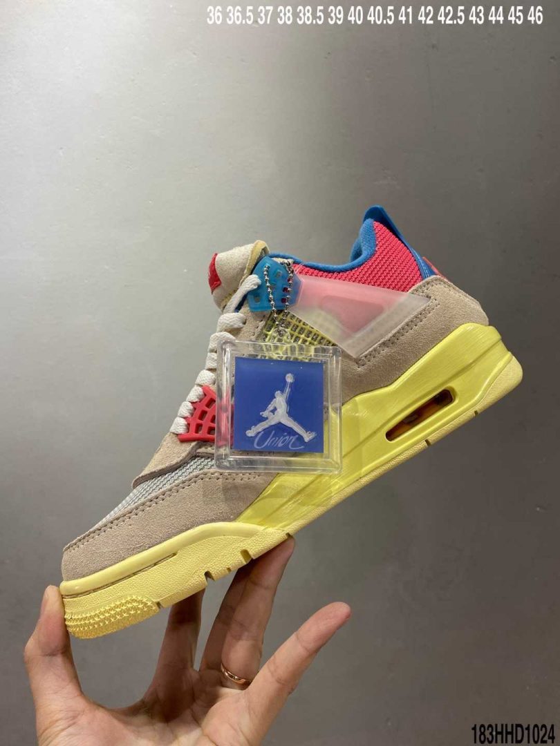 Jordan, Guava Ice, Air Jordan 4, Air Jordan - Union LA x Air Jordan 4 Retro"Guava Ice" 诠释市场最强四代原楦原档案开发纸版楦型