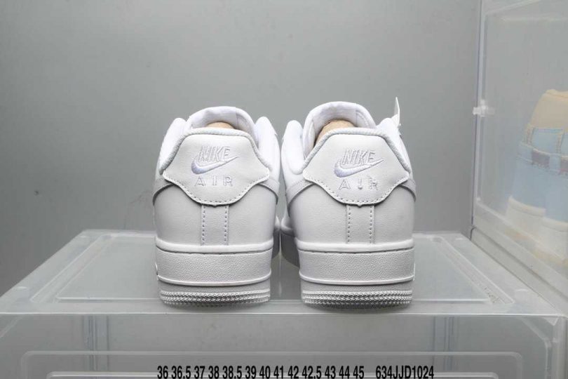 空军一号, 板鞋, 低帮板鞋, Nike Air Force 1, Nike Air, NIKE, FORCE 1, Air Force 1 - 耐克 Nike Air Force 1 07 空军一号经典纯白低帮板鞋 2019二维码鞋标