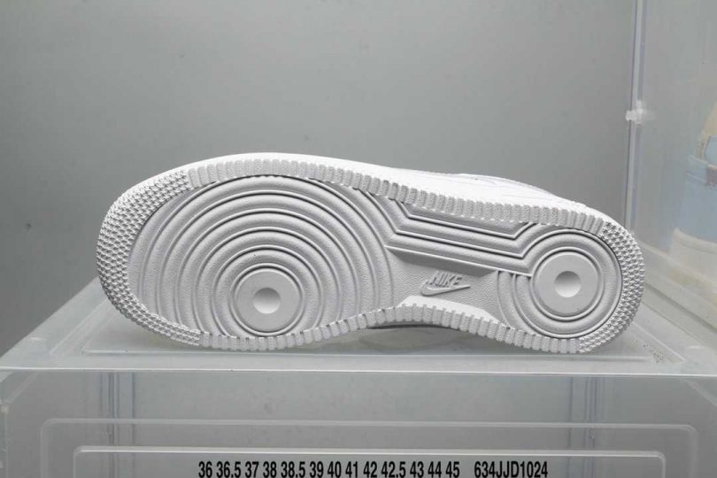 空军一号, 板鞋, 低帮板鞋, Nike Air Force 1, Nike Air, NIKE, FORCE 1, Air Force 1 - 耐克 Nike Air Force 1 07 空军一号经典纯白低帮板鞋 2019二维码鞋标