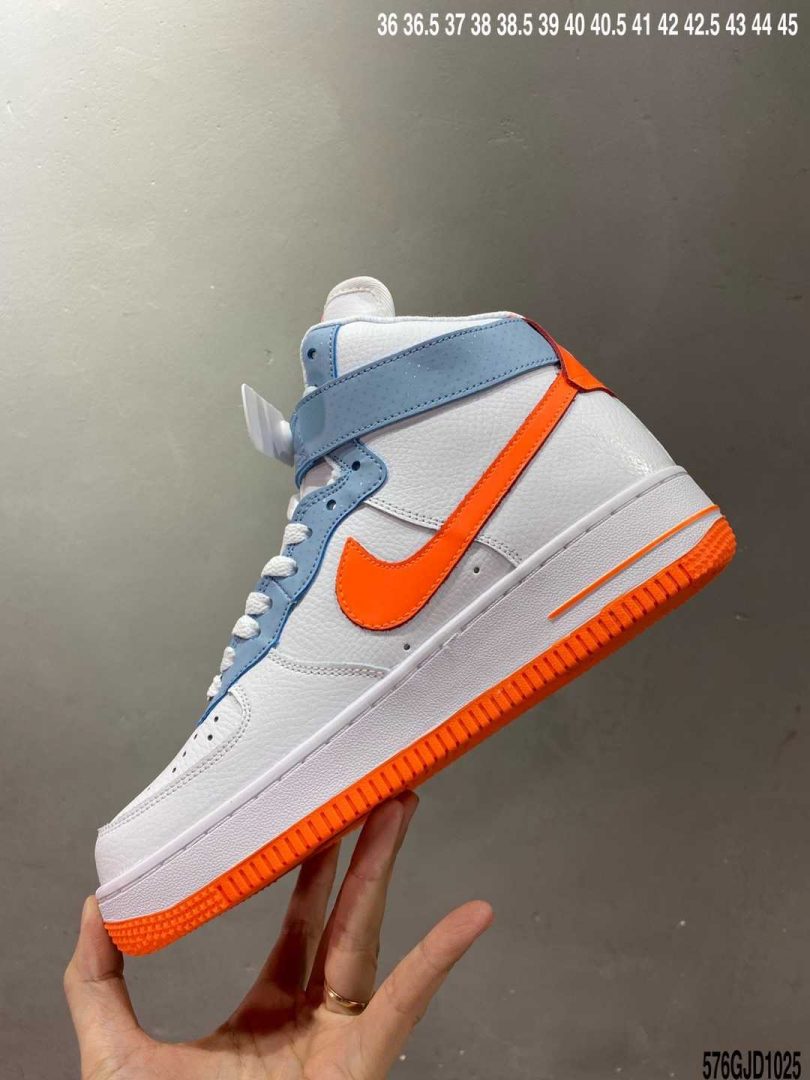 FORCE 1, Air Force 1 - AIR FORCE 1 MID 3M 蓝橘海外官方发售配色 全网实拍首发⚠ #原楦头原纸板 打造最纯正空军版型