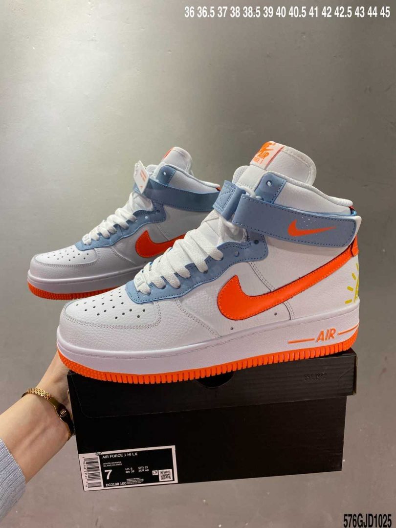 FORCE 1, Air Force 1 - AIR FORCE 1 MID 3M 蓝橘海外官方发售配色 全网实拍首发⚠ #原楦头原纸板 打造最纯正空军版型