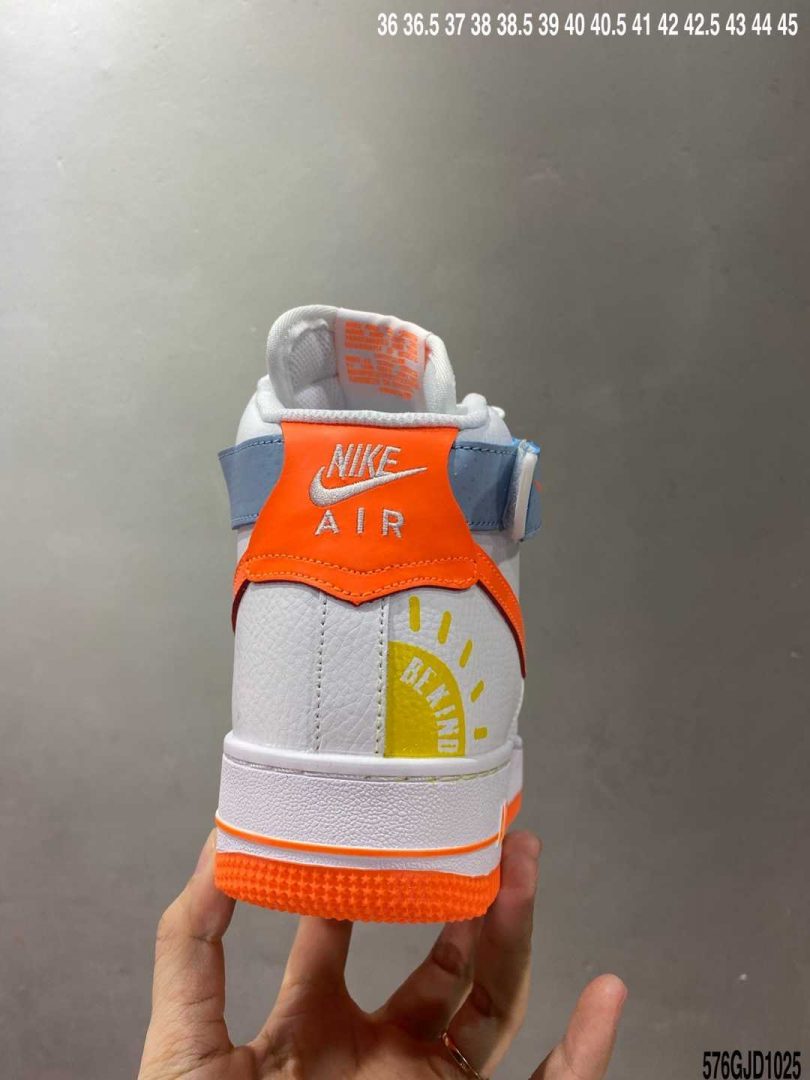 FORCE 1, Air Force 1 - AIR FORCE 1 MID 3M 蓝橘海外官方发售配色 全网实拍首发⚠ #原楦头原纸板 打造最纯正空军版型