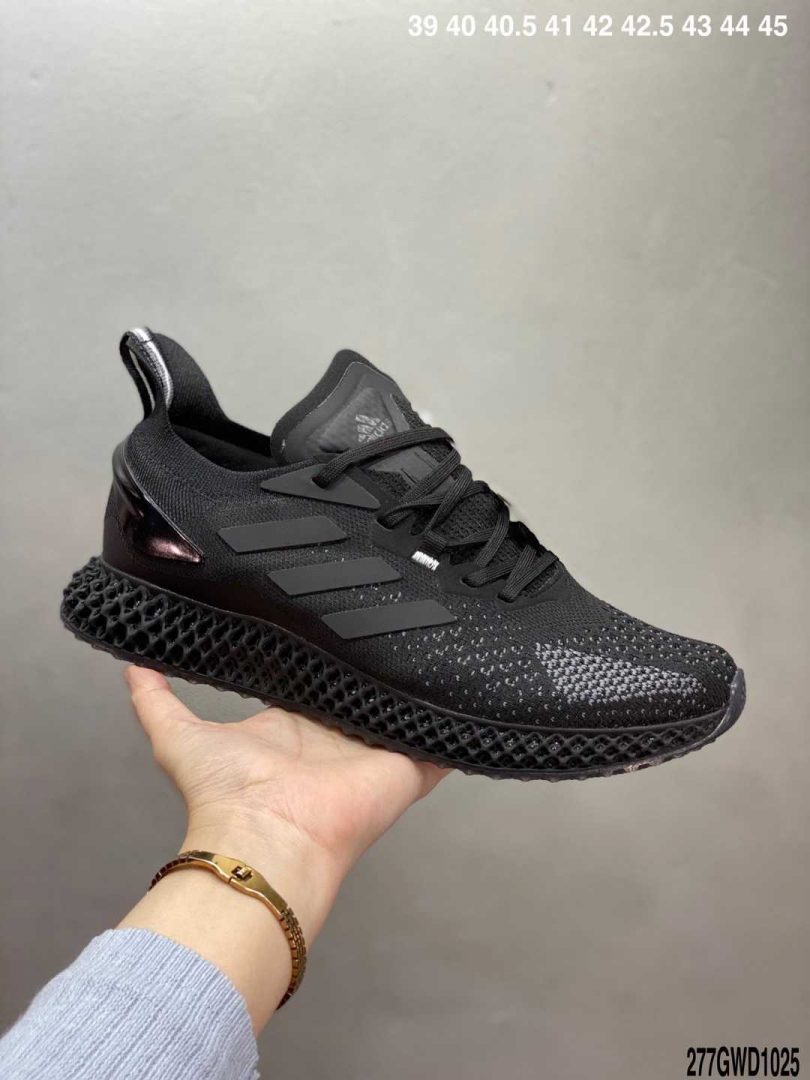 跑鞋, 慢跑鞋, Primeknit, Alphaedge 4D, AlphaEDGE, Adidas - 阿迪达斯adidas AlphaEDGE 4D竖状 针织呼吸面套脚休闲运动慢跑鞋