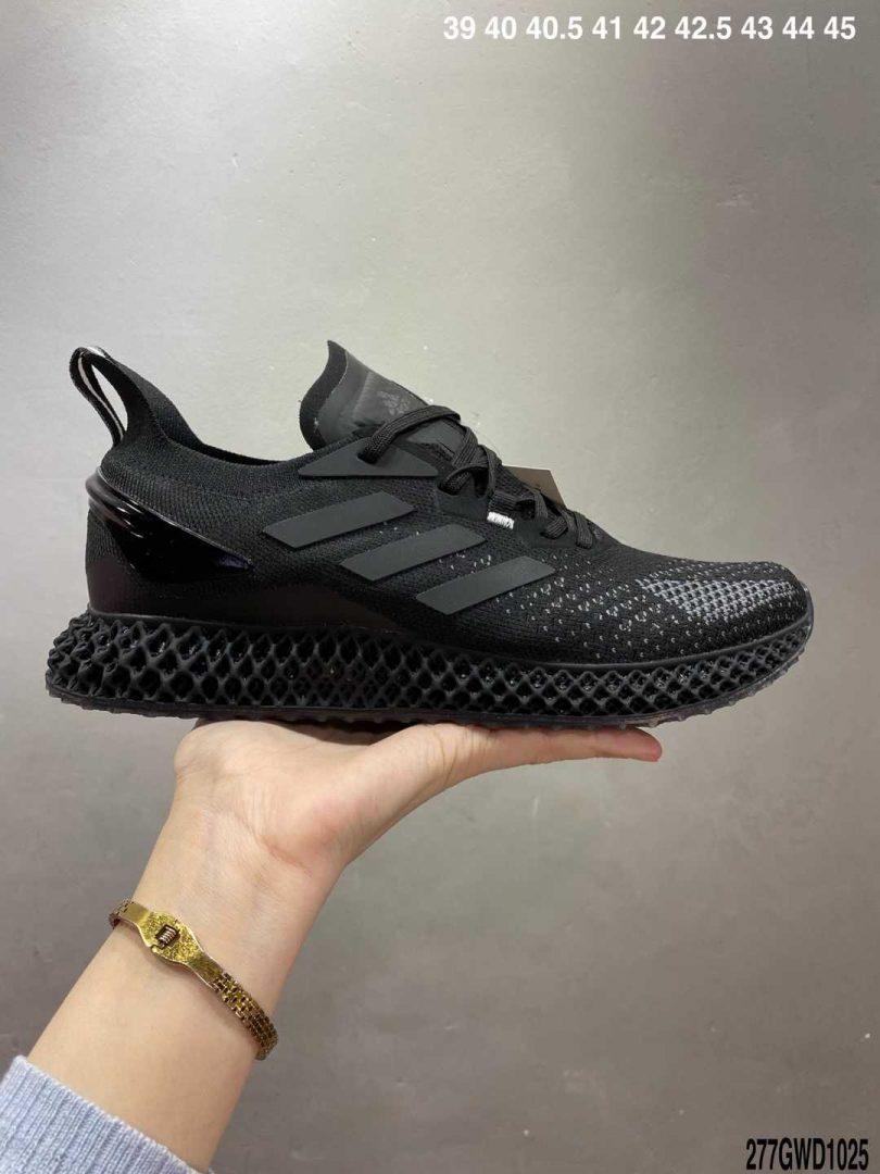 跑鞋, 慢跑鞋, Primeknit, Alphaedge 4D, AlphaEDGE, Adidas - 阿迪达斯adidas AlphaEDGE 4D竖状 针织呼吸面套脚休闲运动慢跑鞋