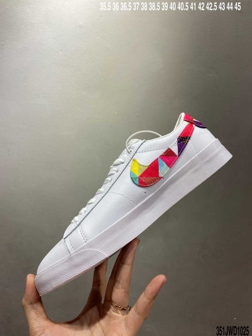 板鞋, 开拓者, 小白鞋, NIKE, Blazer - 公司级Nike Blazer Low Le 己亥中国新年彩绘 开拓者平底皮面百搭板鞋