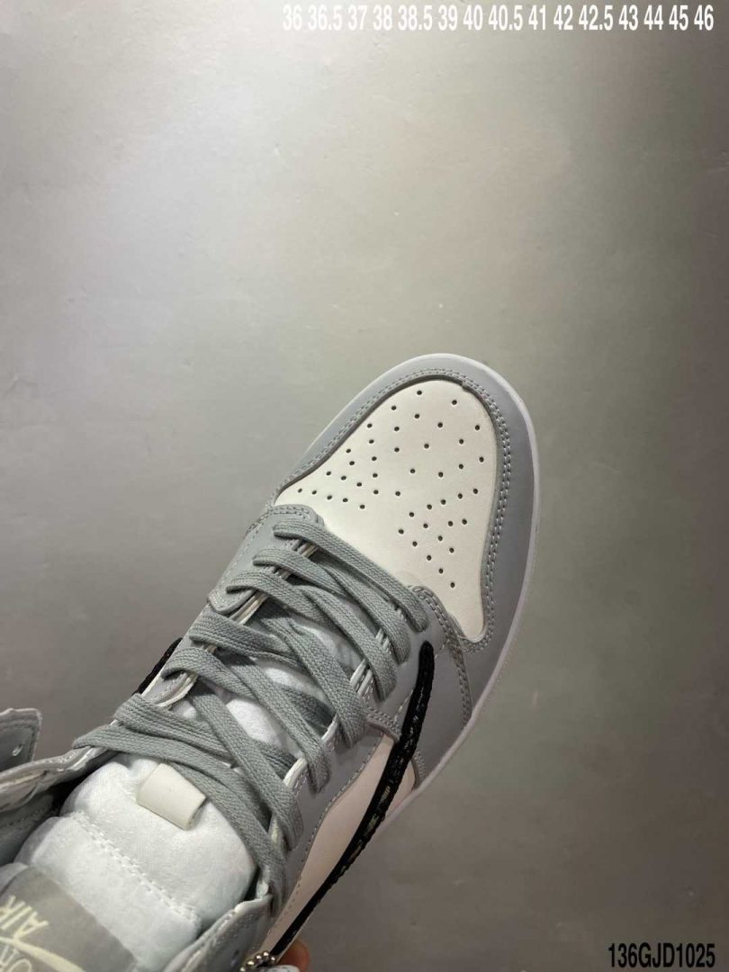 迪奥联名, 联名, 篮球鞋, Jordan, Dior x Air Jordan 1, Dior, Air Jordan 1, Air Jordan - 纯原版本 Dior x Air Jordan 1 High OG AJ1乔1迪奥联名CN8607-002 男子文化篮球鞋