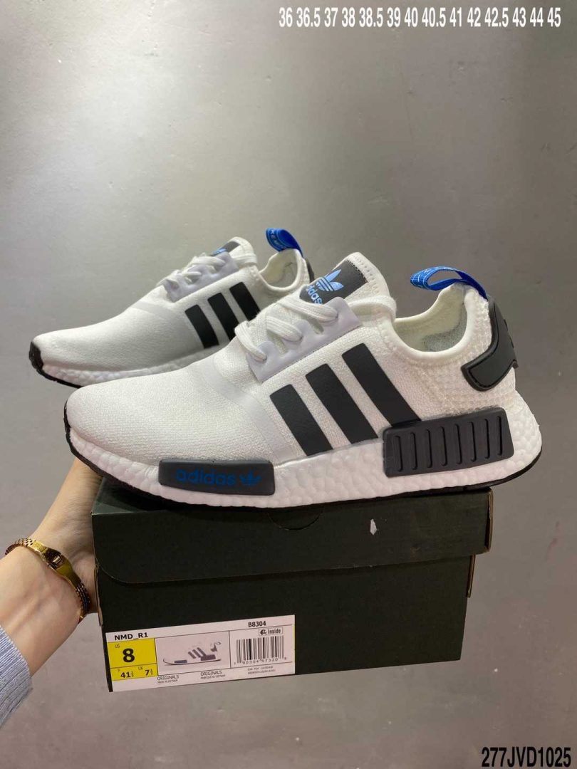 NMD_R1, Boost, adidas NMD, Adidas - 阿迪达斯Adidas NMD_R1，经典系列 弹力针织鞋面 原装高弹BOOST颗粒大底 缓震性能卓越