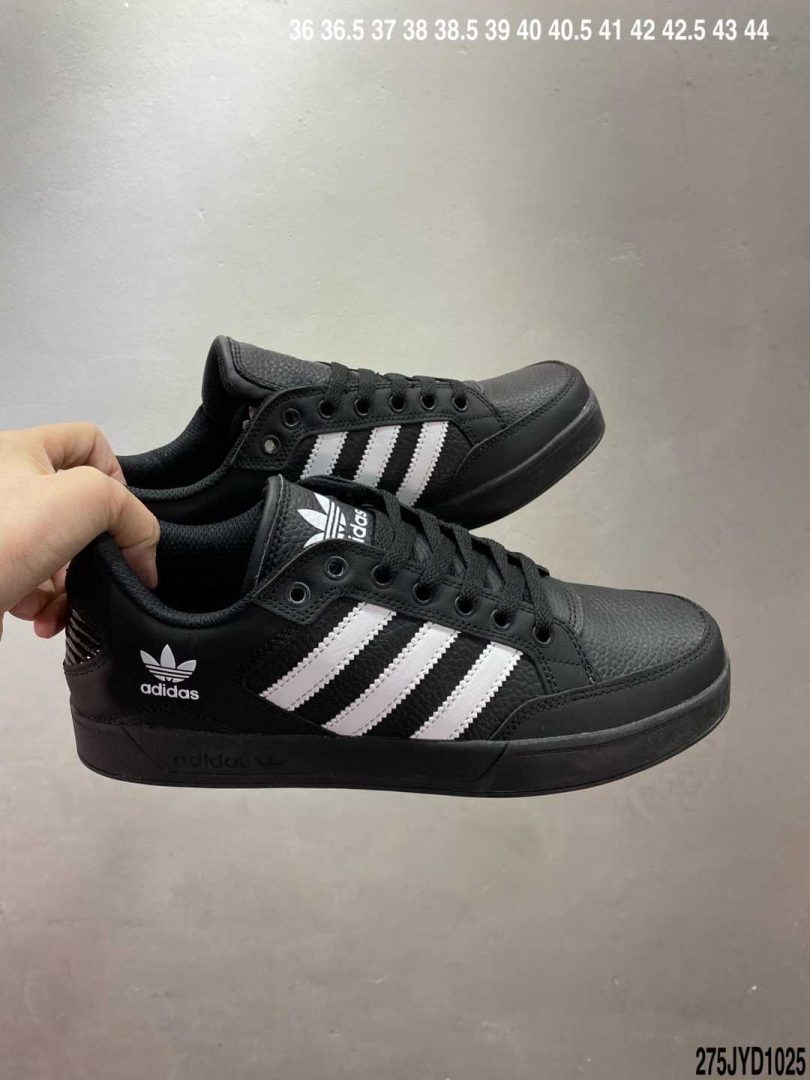 板鞋, 休闲鞋, Hardcourt Low, Adidas - Adidas Hardcourt Low三叶草官方同步上架全新经典复古板鞋 男女潮流头层皮休闲鞋