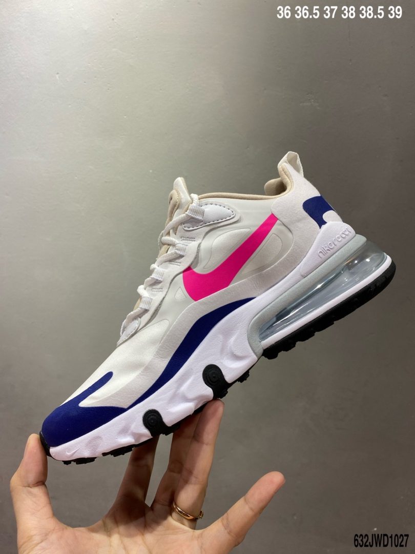 跑鞋, 慢跑鞋, 半掌气垫, React, Max 270, Air Max 270 React, Air Max - 耐克Air Max 270 React 瑞亚赛车系列 后半掌气垫百搭运动慢跑鞋