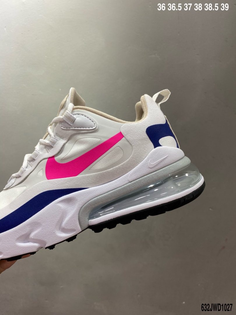 跑鞋, 慢跑鞋, 半掌气垫, React, Max 270, Air Max 270 React, Air Max - 耐克Air Max 270 React 瑞亚赛车系列 后半掌气垫百搭运动慢跑鞋